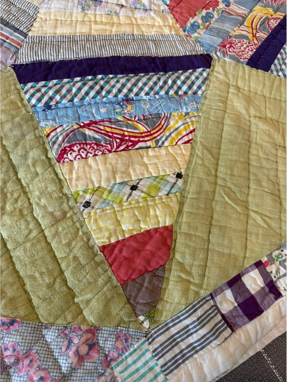 Vintage/ Antique String Star Quilt size 60x76